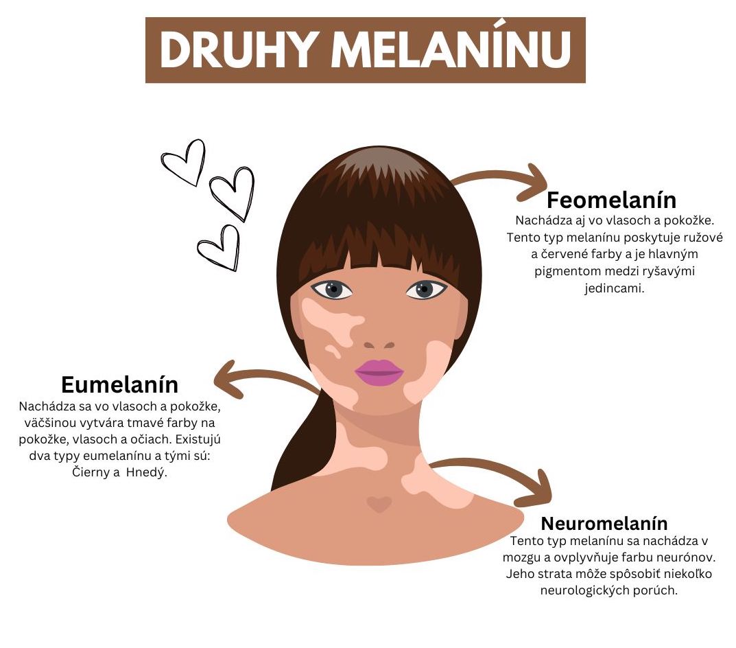 druhy melanínu